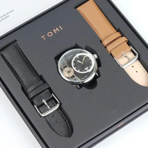 Tomi t104 Face Gear Chronograph Luxury Watch - Image 3